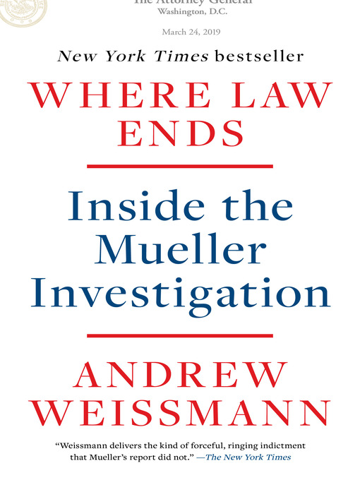 Title details for Where Law Ends by Andrew Weissmann - Available
